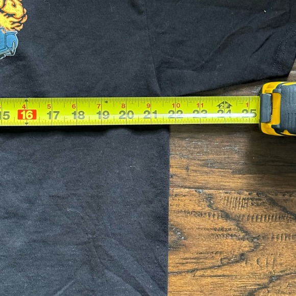 Vans Black Shirt with Orange and Blue Graphic - Picture 6 of 7